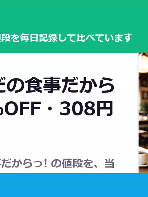 これはただの食事だからっ!（65%OFF・308円）