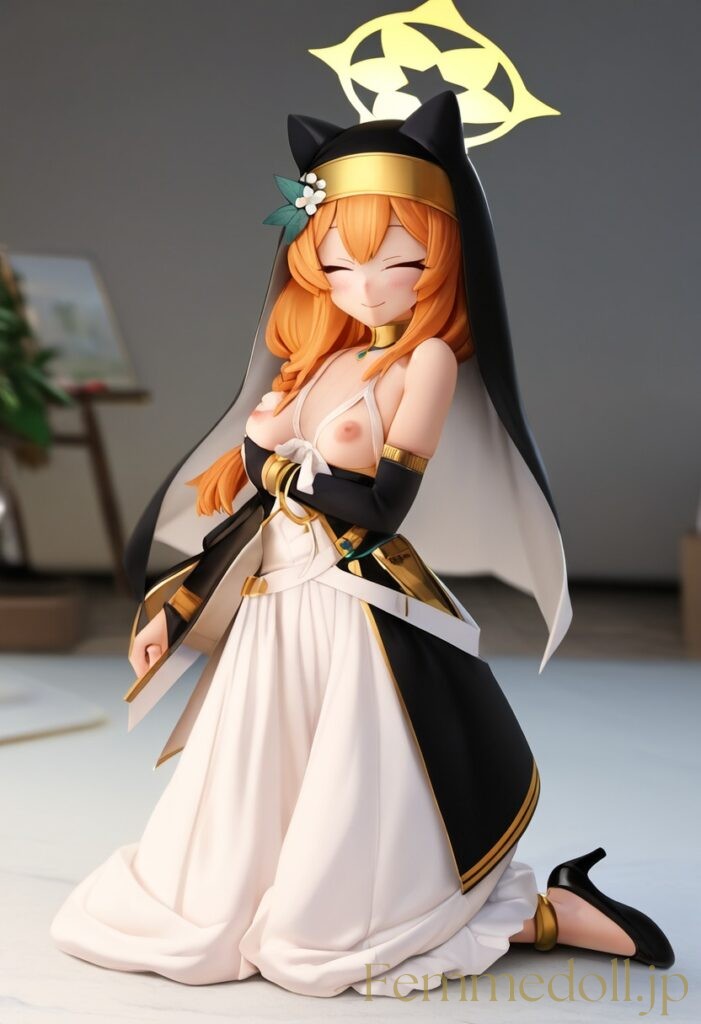 【エロ画像】ブルーアーカイブ マリーのフィギュア風AIイラストその３