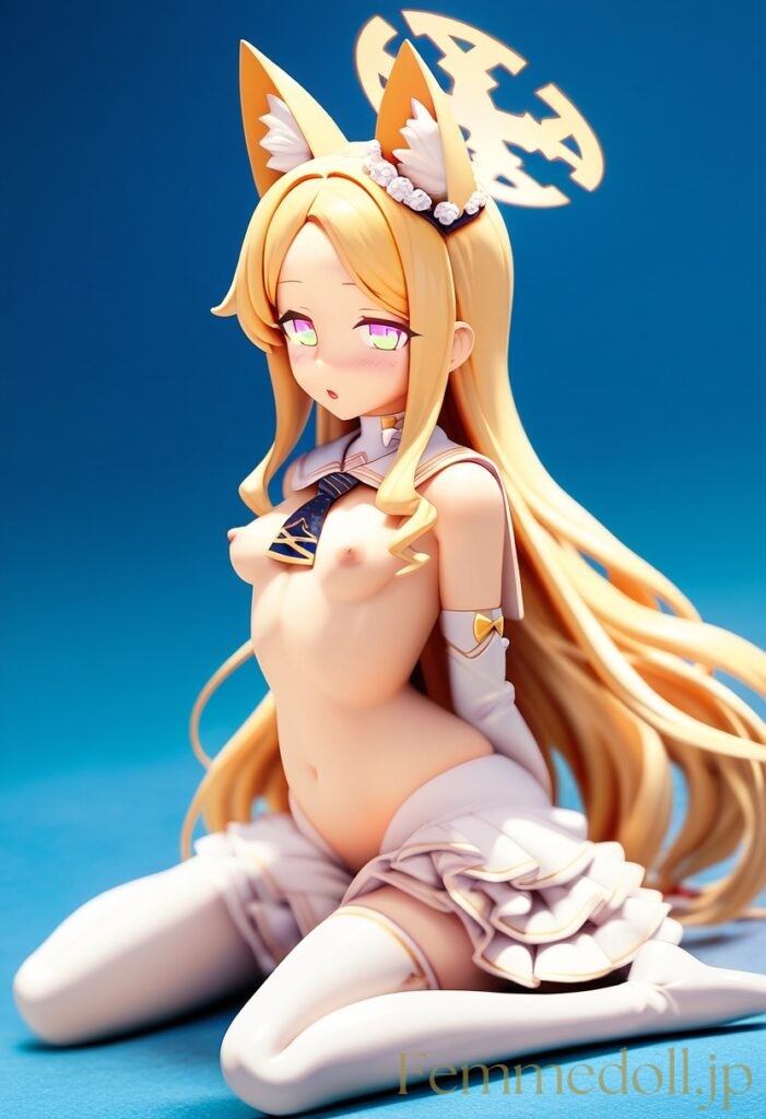 【エロ画像】ブルーアーカイブ セイアのフィギュア風AIイラスト