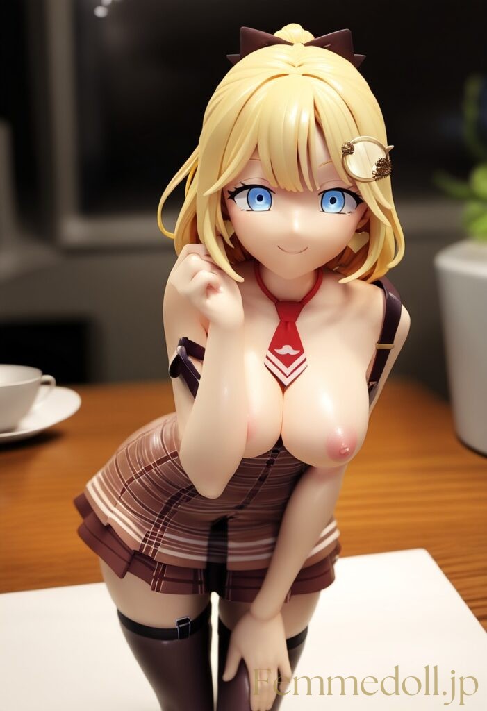 【エロ画像】Vtuber ワトソン・アメリアのフィギュア風AIイラスト