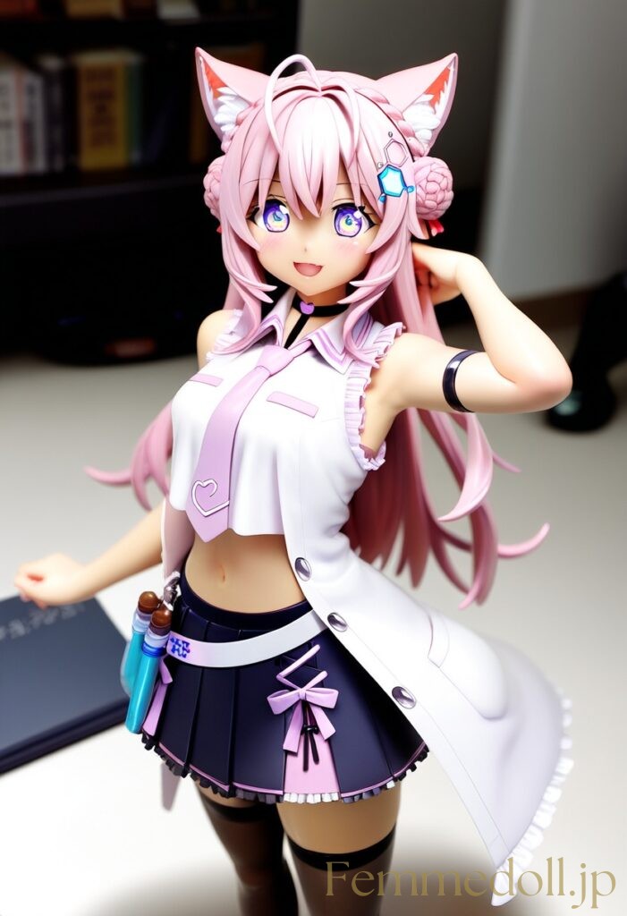 【エロ画像】Vtuber 博衣こよりのフィギュア風AIイラスト