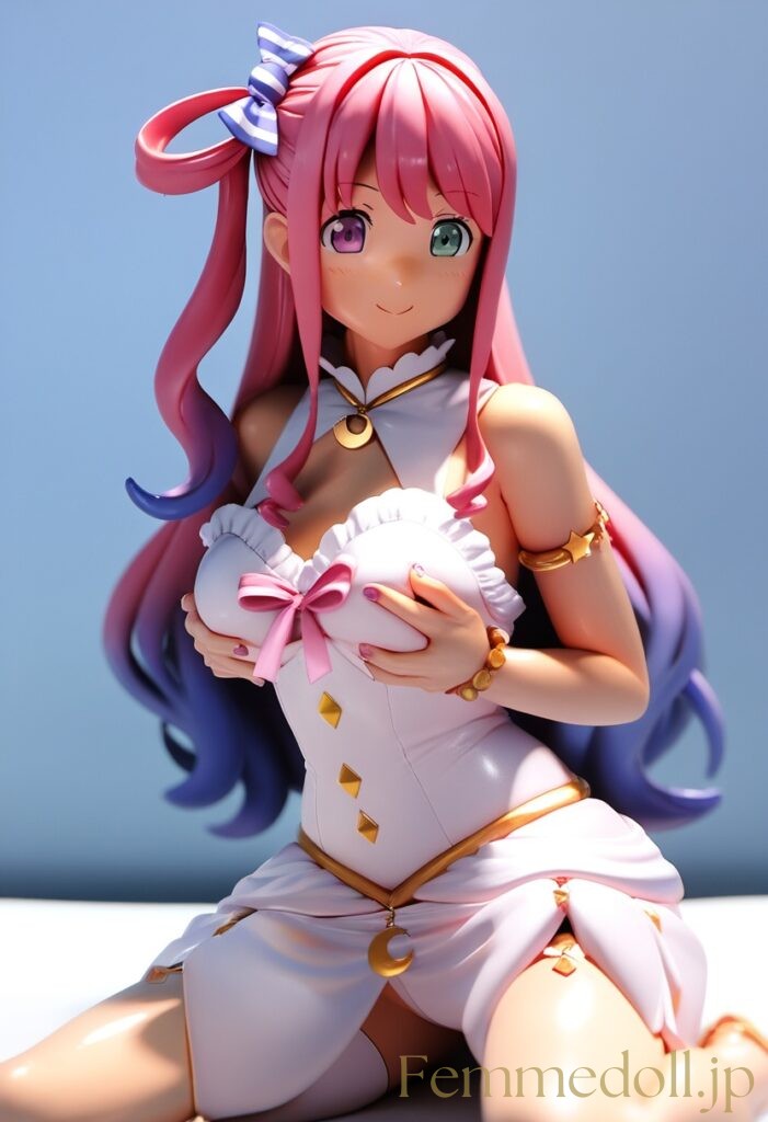 【エロ画像】Vtuber 姫森ルーナのフィギュア風AIイラスト