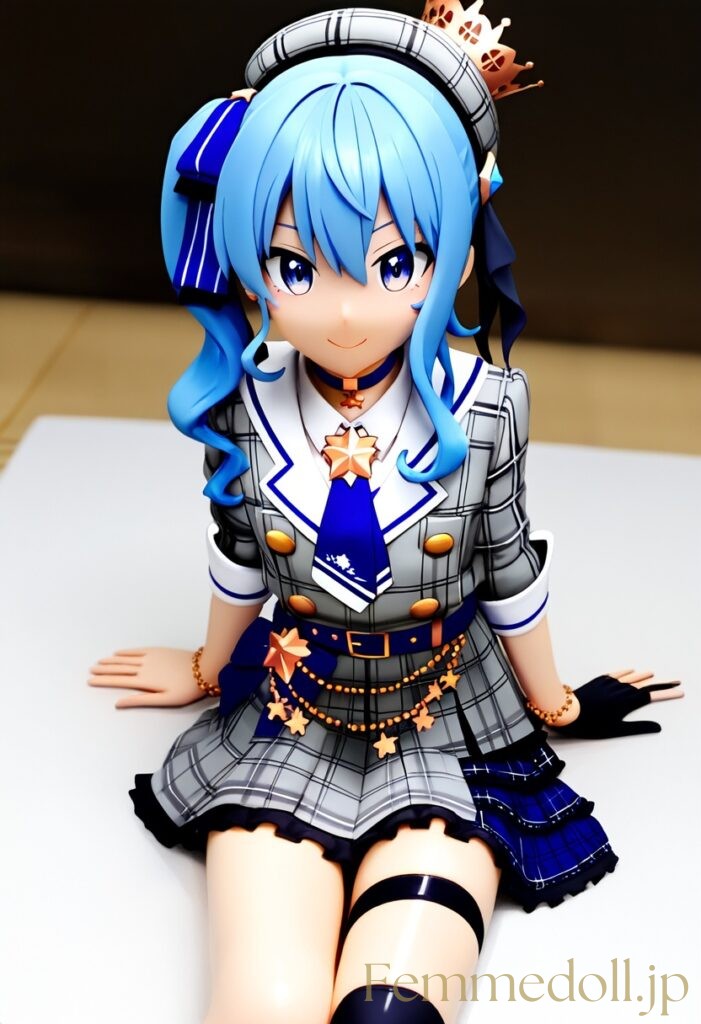【エロ画像】Vtuber 星街すいせいのフィギュア風AIイラスト