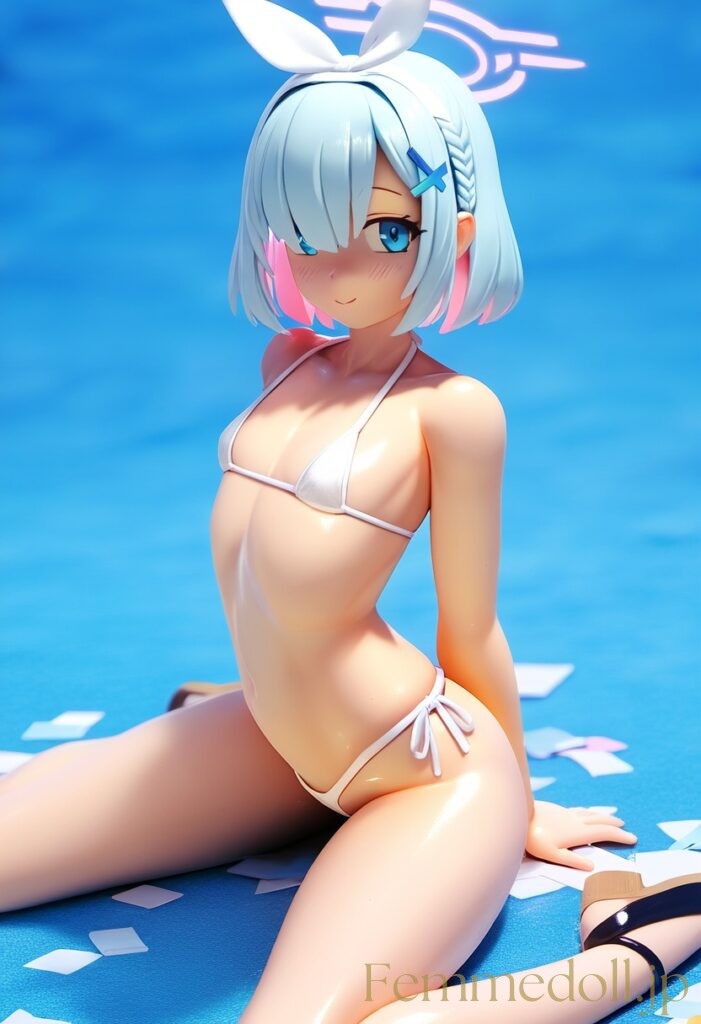 【エロ画像】ブルーアーカイブ アロナのフィギュア風AIイラスト