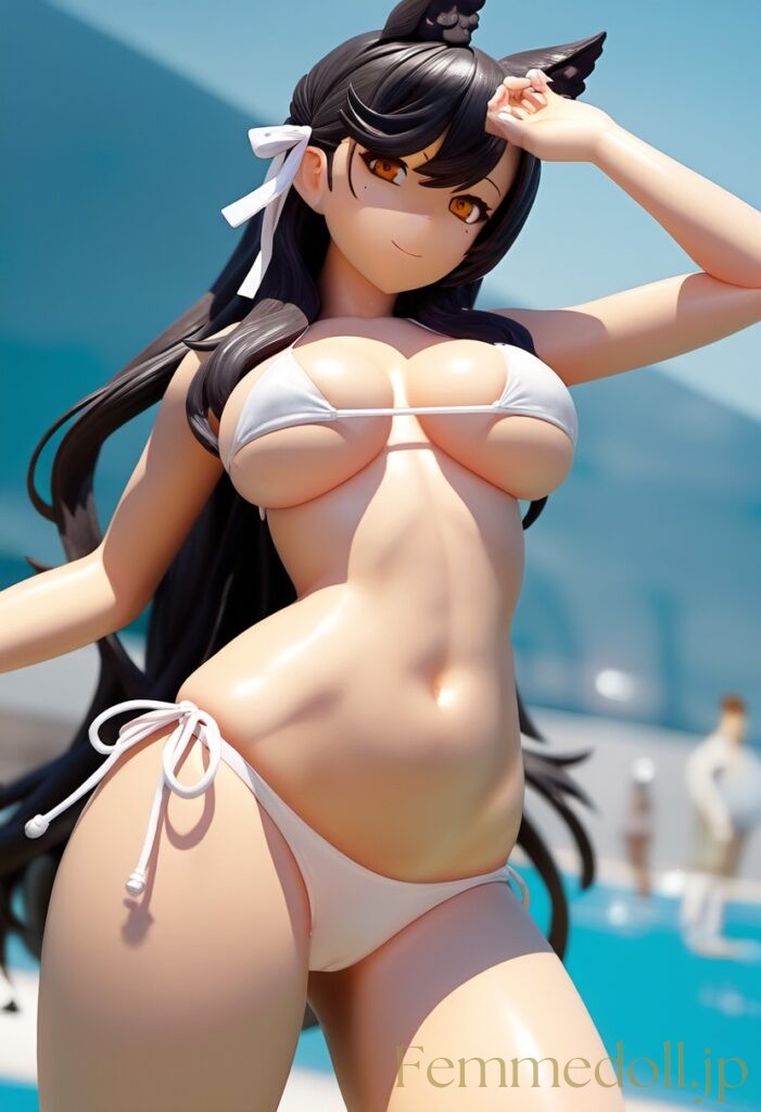 アズールレーン　愛宕のビキニ姿のエロ画像