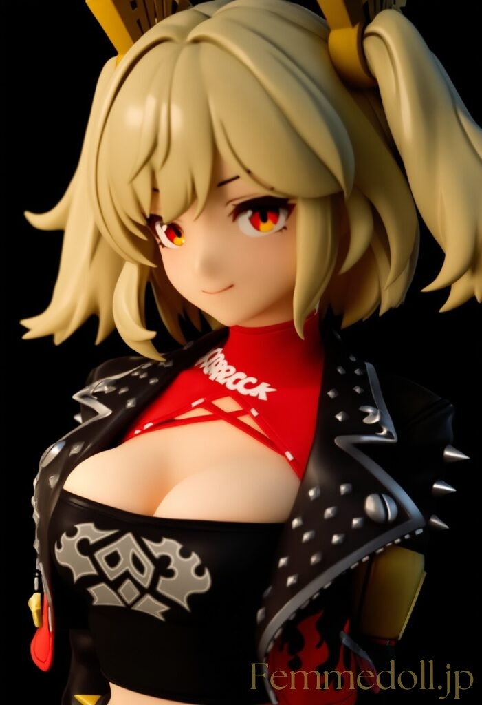ゼンゼロ　バーニスのフィギュア風エロ画像