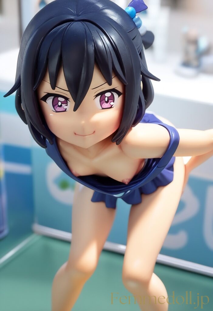 貧乳女子の胸チラでボッキしちゃうAIエロ画像