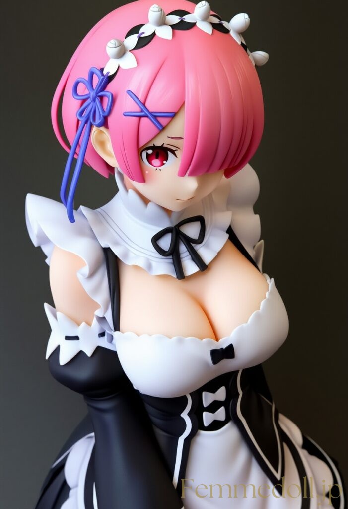 リゼロ　ラムのフィギュア風AIイラスト