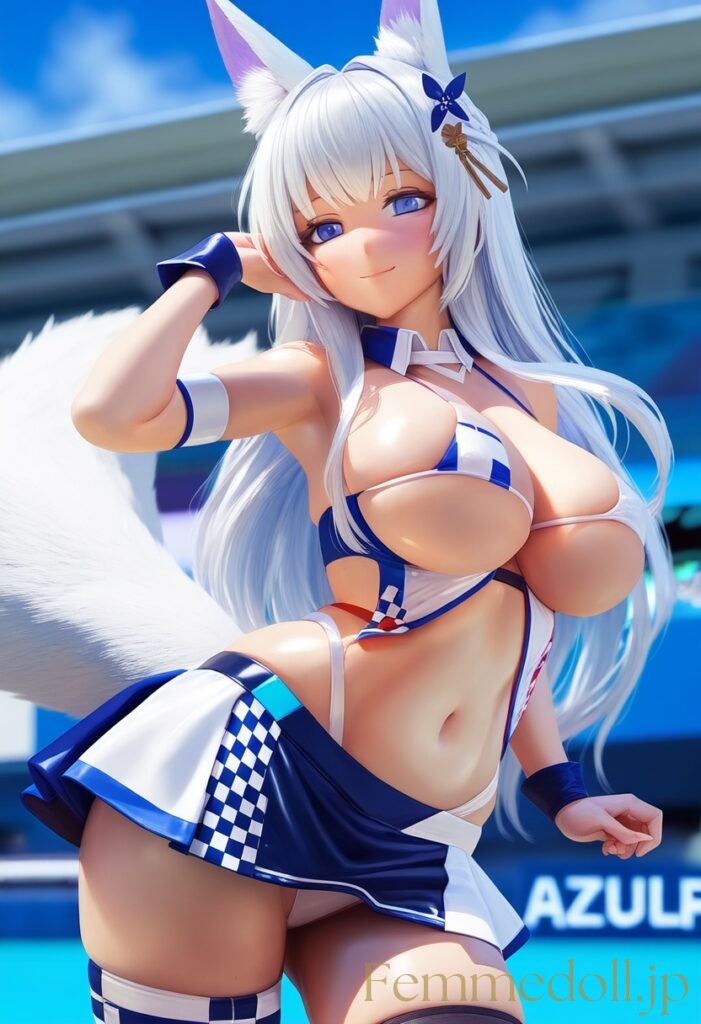 アズールレーン　信濃（RQ）のフィギュア風エロ画像
