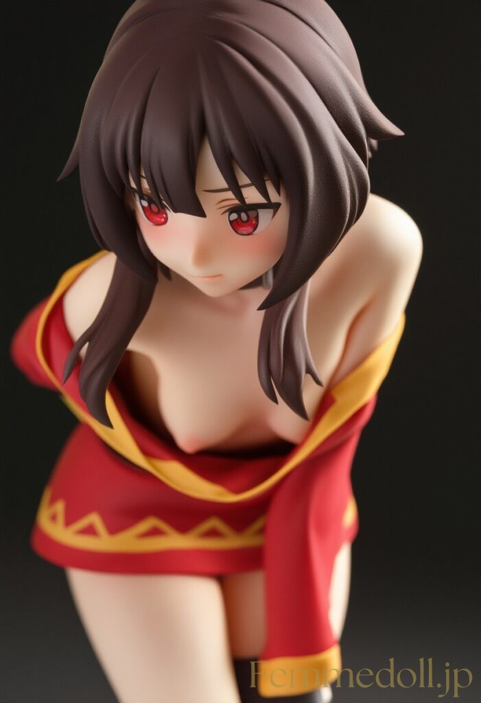 このすば　めぐみんのフィギュア風AIエロ画像