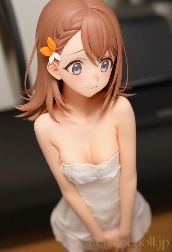 プロセカ　花里みのりのフィギュア風AIエロ画像