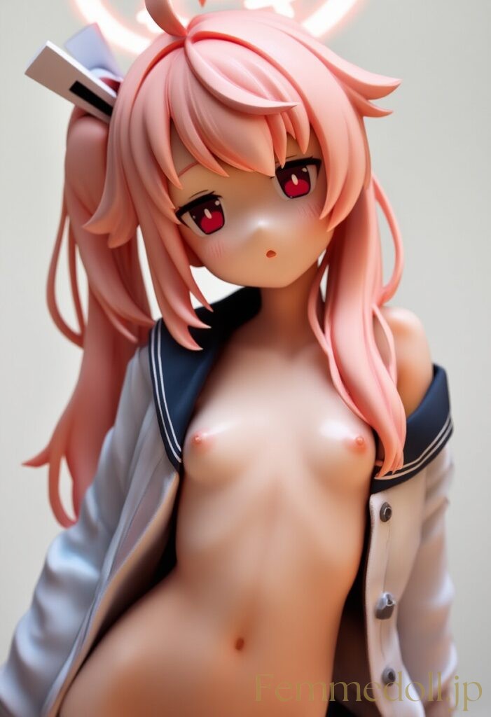 ブルーアーカイブ　ナツのフィギュア風AIエロ画像