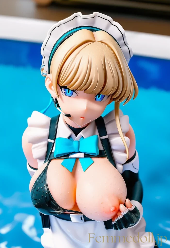 「この水着、ご満足いただけましたか？」トキが魅せるメイドビキニがセクシーすぎる♡【ブルアカエロ画像】