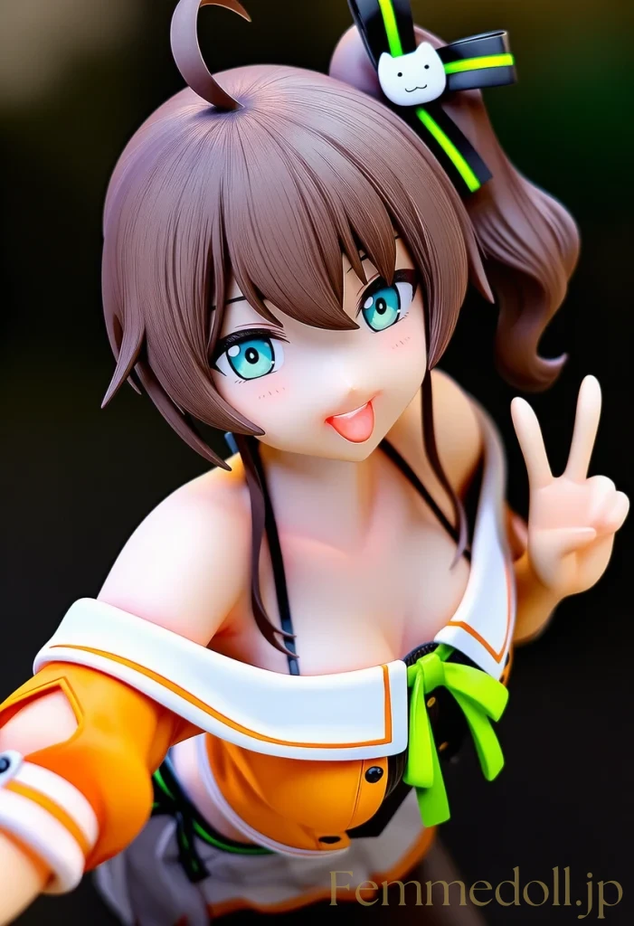 【ホロライブ】夏色まつり胸チラで誘惑ポーズ、欲情チラリズム【フィギュア風エロCG30枚】