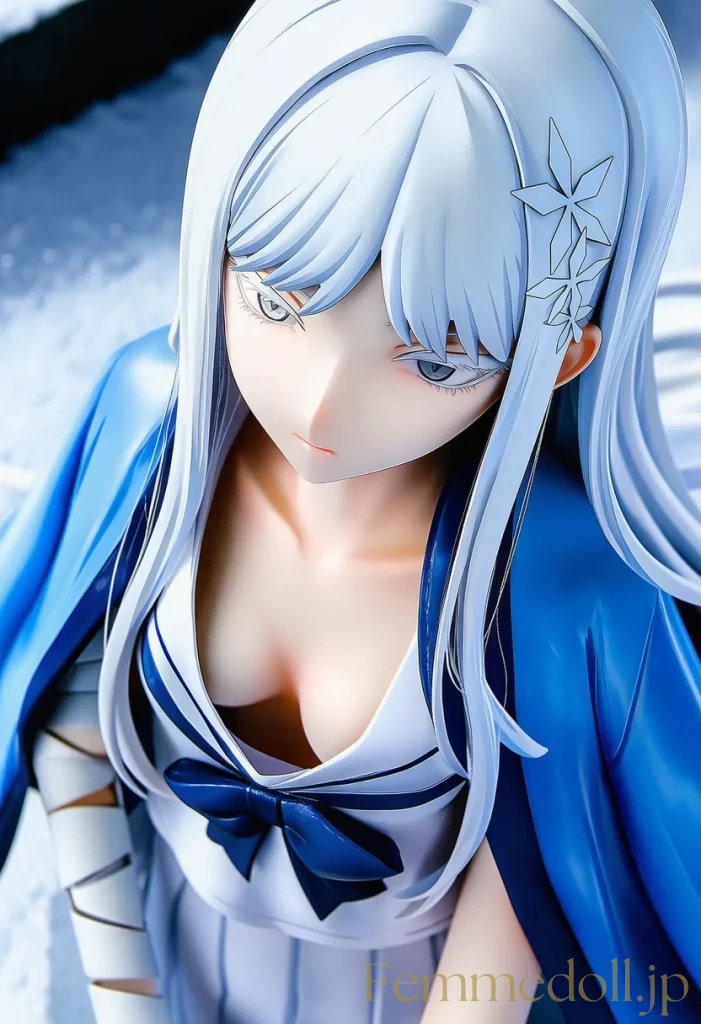 【画像】ブルアカナグサの白髪フィギュアAIがエロすぎてワイ死亡ｗｗｗｗ