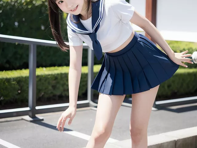 ミニスカ・ショーパン画像まとめ その53（セーラー服編）