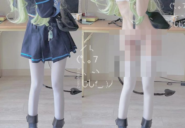 【画像】コスプレイヤーさん、太ももがヤバすぎる…………