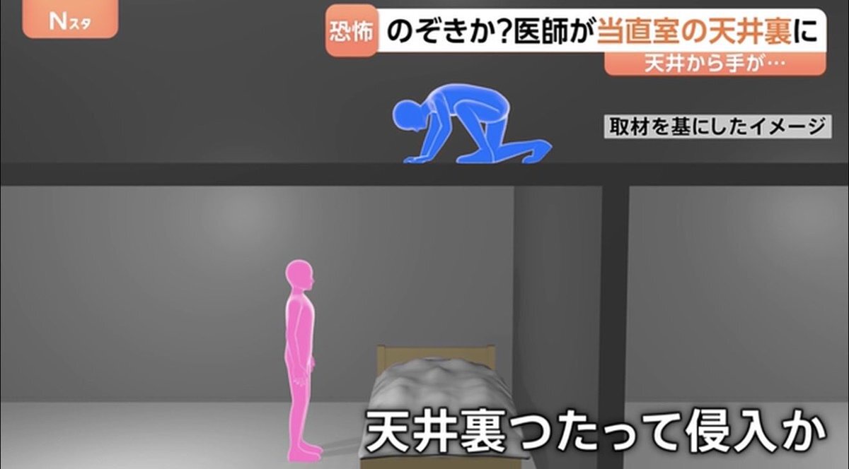 【画像】病院の天井裏に潜んでいたドス ケベ忍者????が逮捕されるｗｗｗｗｗｗｗｗ