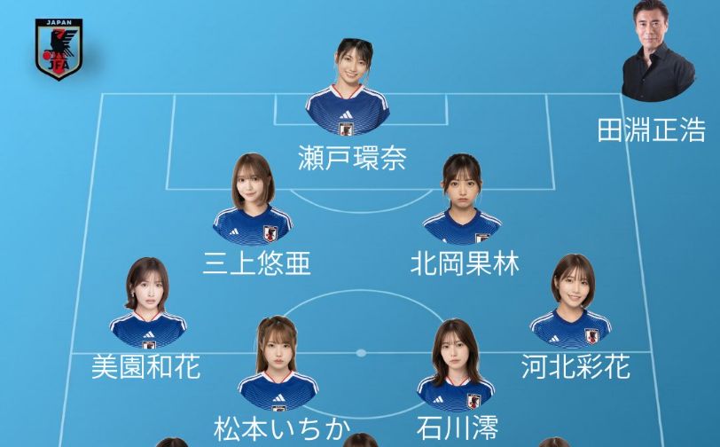 【画像】セッ〇スW杯・日本代表、発表されてしまうwwwwwwww
