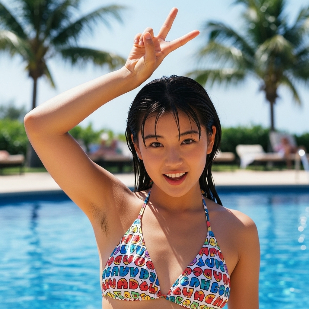 【AI腋フェチ画像】ImageFXで生成したAI美女の腋Part6