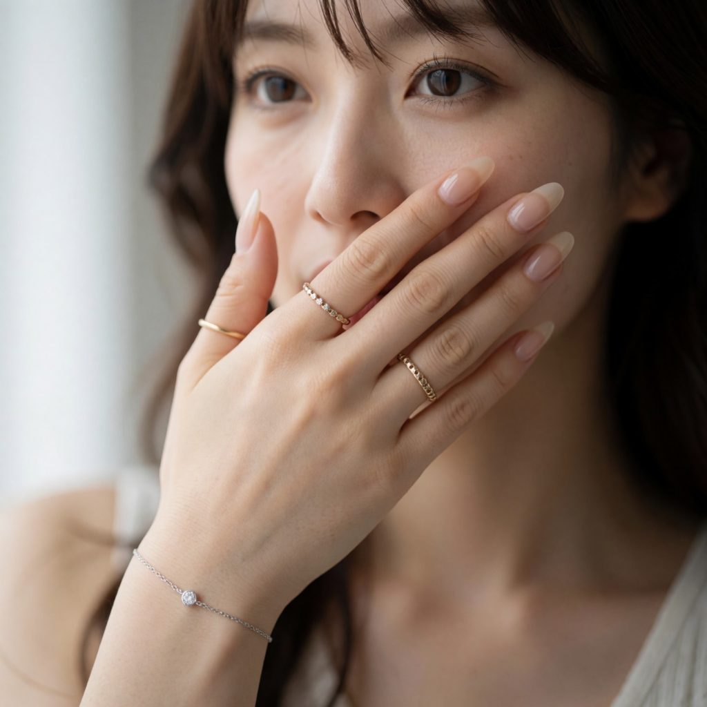 【AI美女画像】Krea2でネイルの画像と腋毛の画像とおっぱいの画像