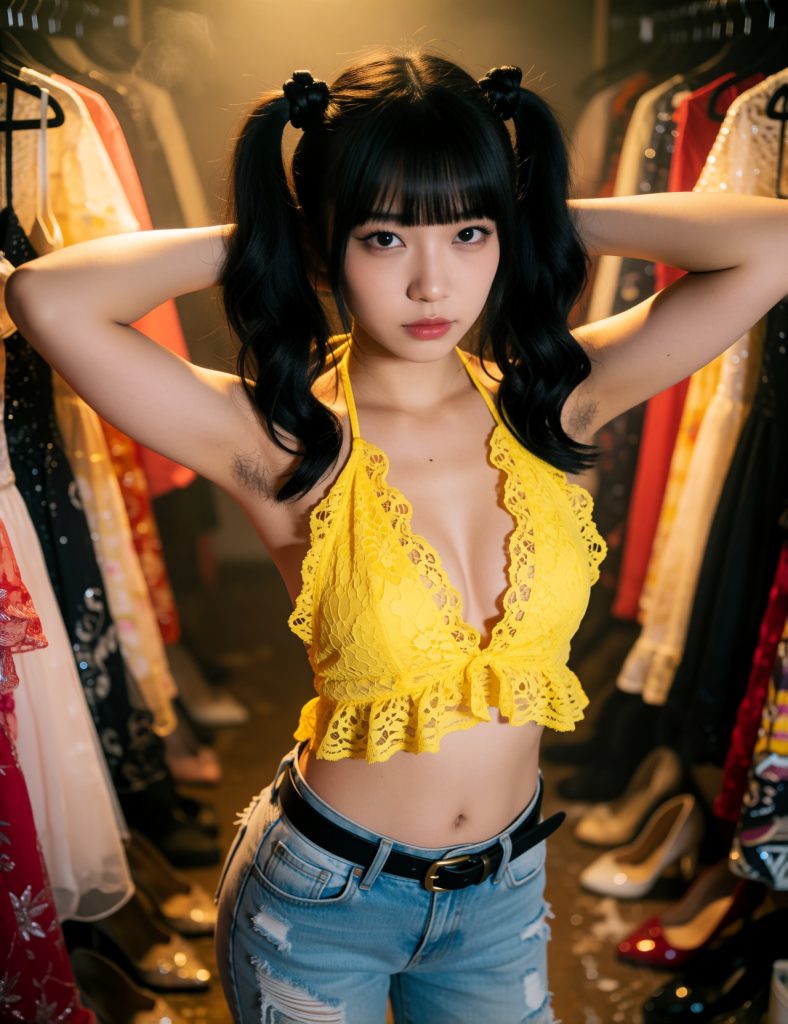 【AI腋毛画像】今日もAI美女の腋毛で舞いあがる Part2