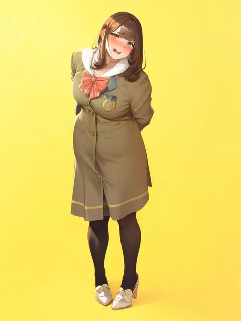 制服越しの秘密【TSF、入れ替わり、制服、熟女】