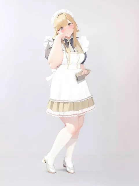 喫茶店のメイドな午後【TSF、入れ替わり、メイド服、熟女】