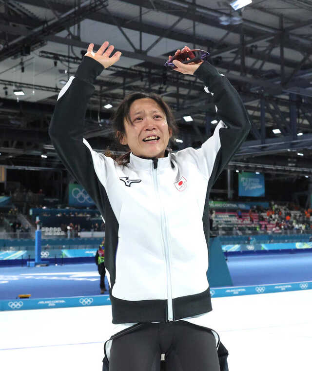 【ミラノ五輪】高木美帆、本命1500mで6位…ラスト200m失速に悔し涙