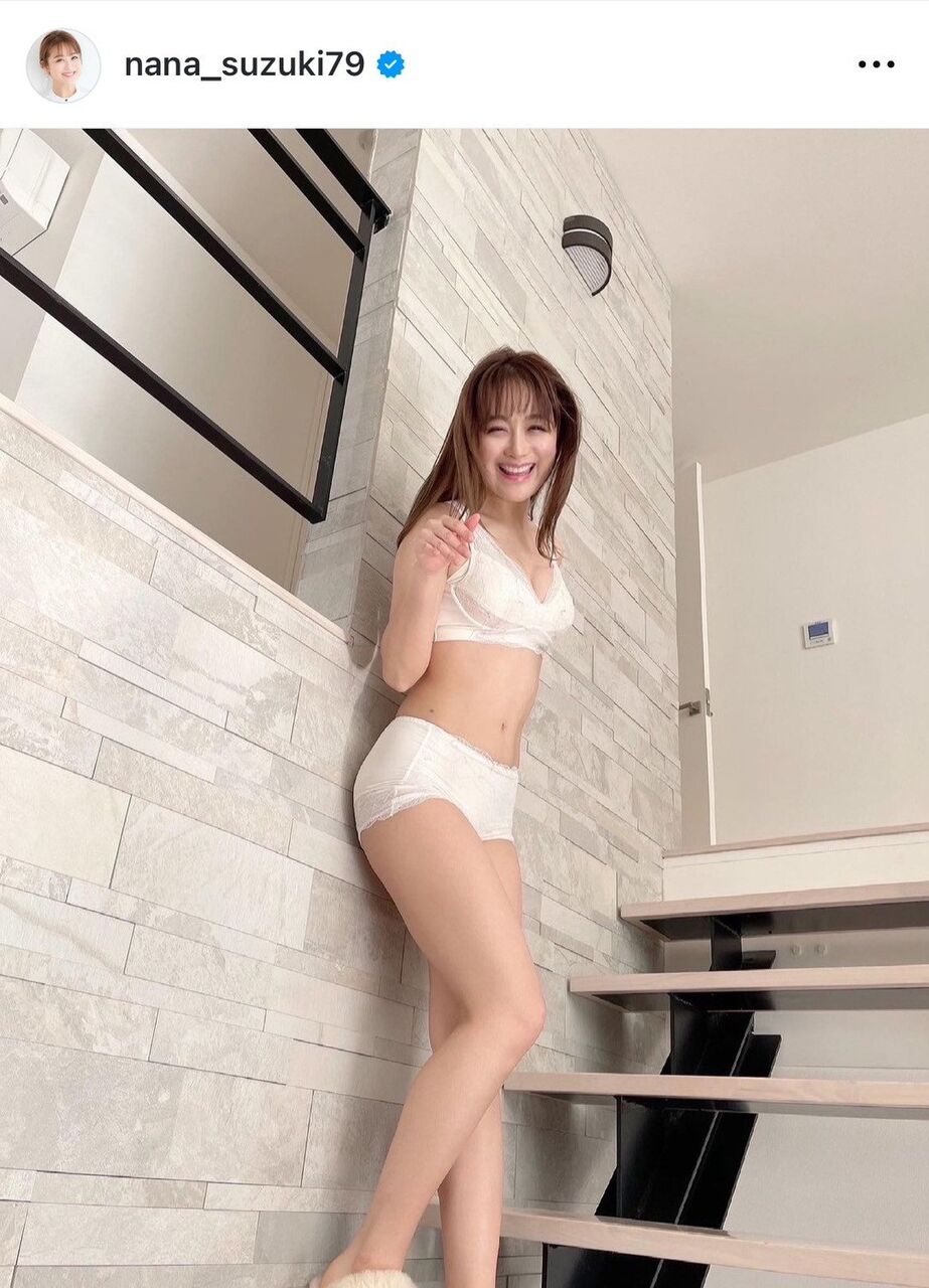 鈴木奈々がセクシーランジェリー姿で大胆告白！体重・身長公開＆「胸キープでボディ引き締め」ダイエット宣言