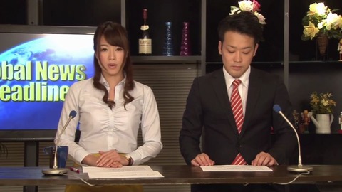 本番前に媚薬を飲んじゃった女子アナ 前半