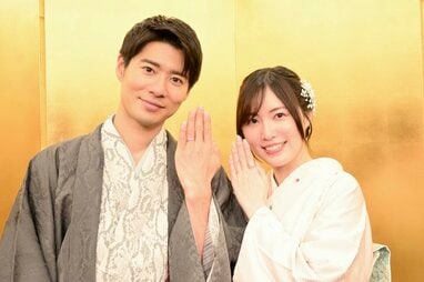 【会見…おのろけ名古屋婚！】「じゅりちゃん」＆「たつ」、和装で幸せ会見♡松井珠理奈とボイメン辻本の純愛「名古屋婚」物語！