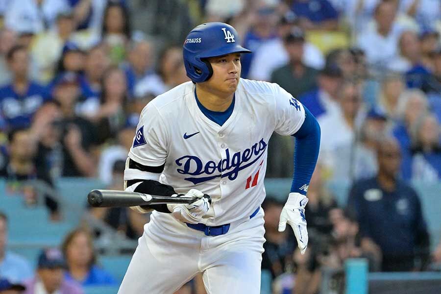 【あとは…ホームラン待ち！】大谷翔平、敵地エンゼルス戦で今季3度目の3安打… 2点適時打で佐々木を援護しドジャース10-1快勝！