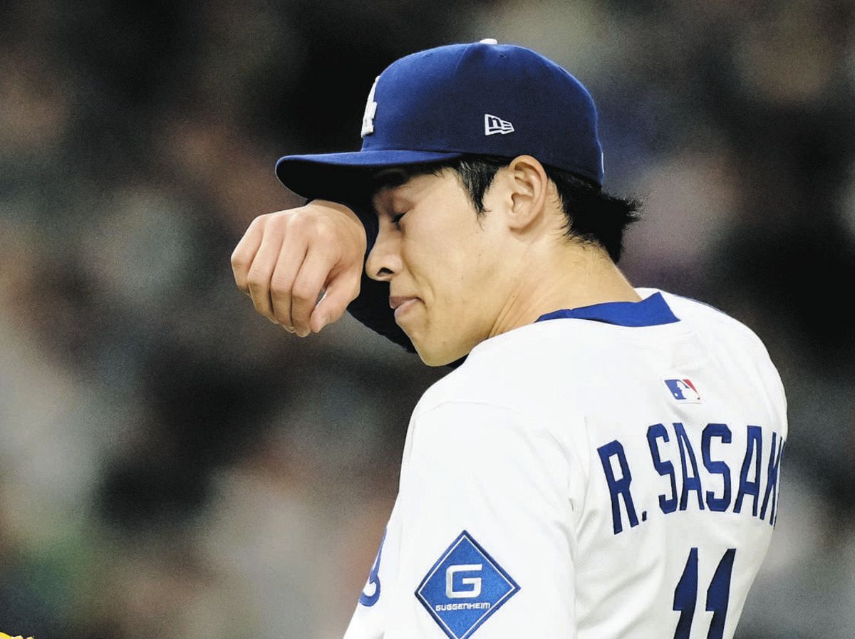 【ダメダメダメ…3度目も！】佐々木朗希のオープン戦苦戦続く…3連続四球で緊急降板、再登板で2ラン被弾、最速160キロもオープン戦防御率13.50！