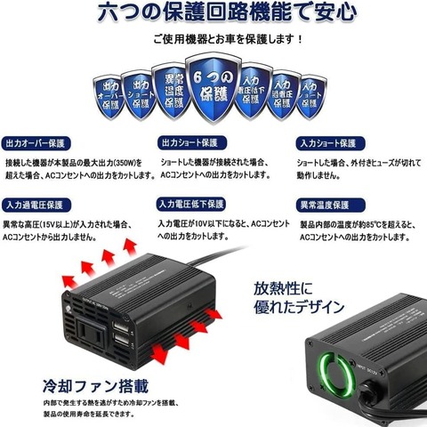 【車でコンセントを使う】車内で家電が使える！BESTEKインバーター（150W）BT6500-BKで快適なカーライフを実現しよう