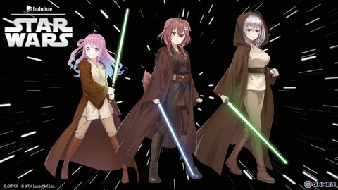 「ホロライブ」所属の戌神ころね、白銀ノエル、姫森ルーナによる「スター・ウォーズ」のスペシャル応援プロジェクトが実施決定！「5月4日(日・祝)から5月19日(月)まで開催」