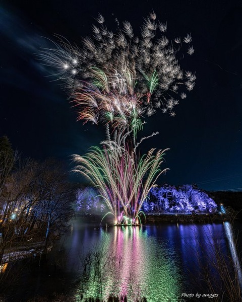 【春の花火】埼玉：GWはムーミン谷で決まり！「湖上花火大会～春 2025」で幻想体験「毎日開催：2025年4月26日(土) ～ 5月6日19：00～」