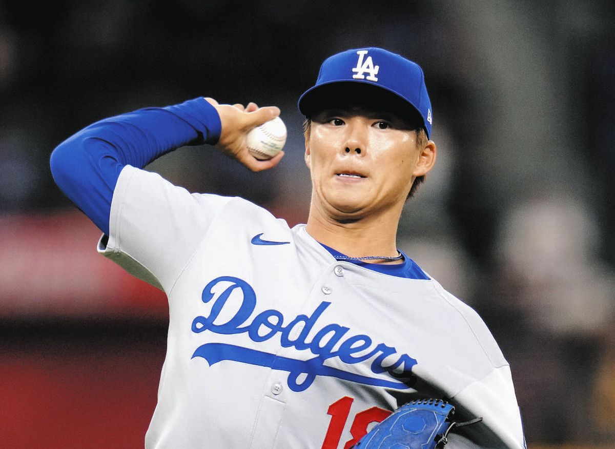 ドジャース・山本が圧巻の7回無失点10Kピッチング！　CY賞2度のデグロムに投げ勝つ