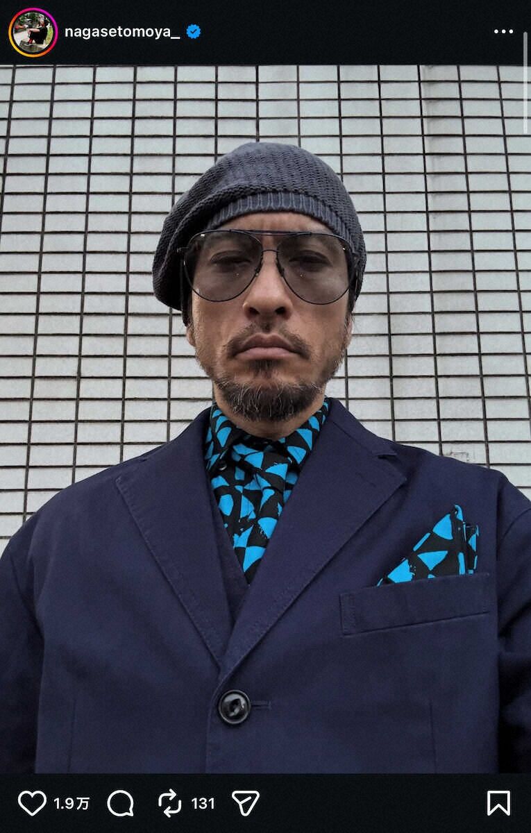 長瀬智也　インスタで“意味深”連続投稿　「どうなるのかもわかっている」