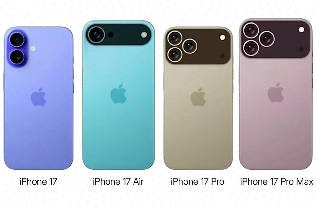 【画像】iPhone17 リーク！薄くて軽いiPhone17エアー登場！！