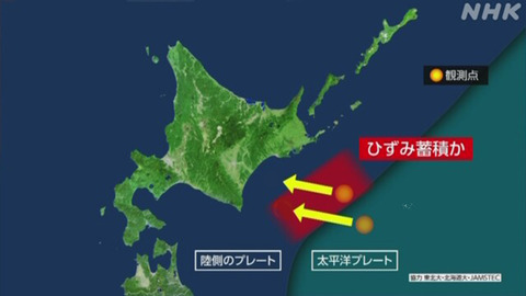 【危機】北海道沖・千島海溝で巨大地震の可能性…！