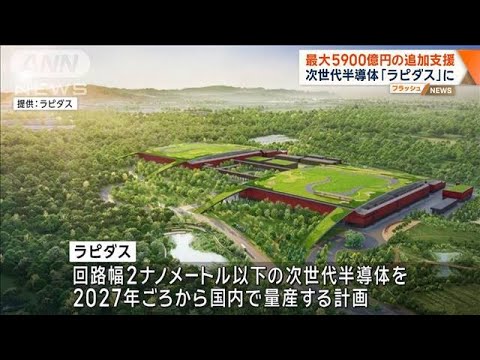 【経産省】北海道ラピダスに8025億円の追加支援決定！