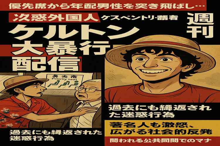 電車内生配信トラブルで暴行疑惑⁉ 高齢男性注意で炎上、動画拡散中!!!!!!!!!!!