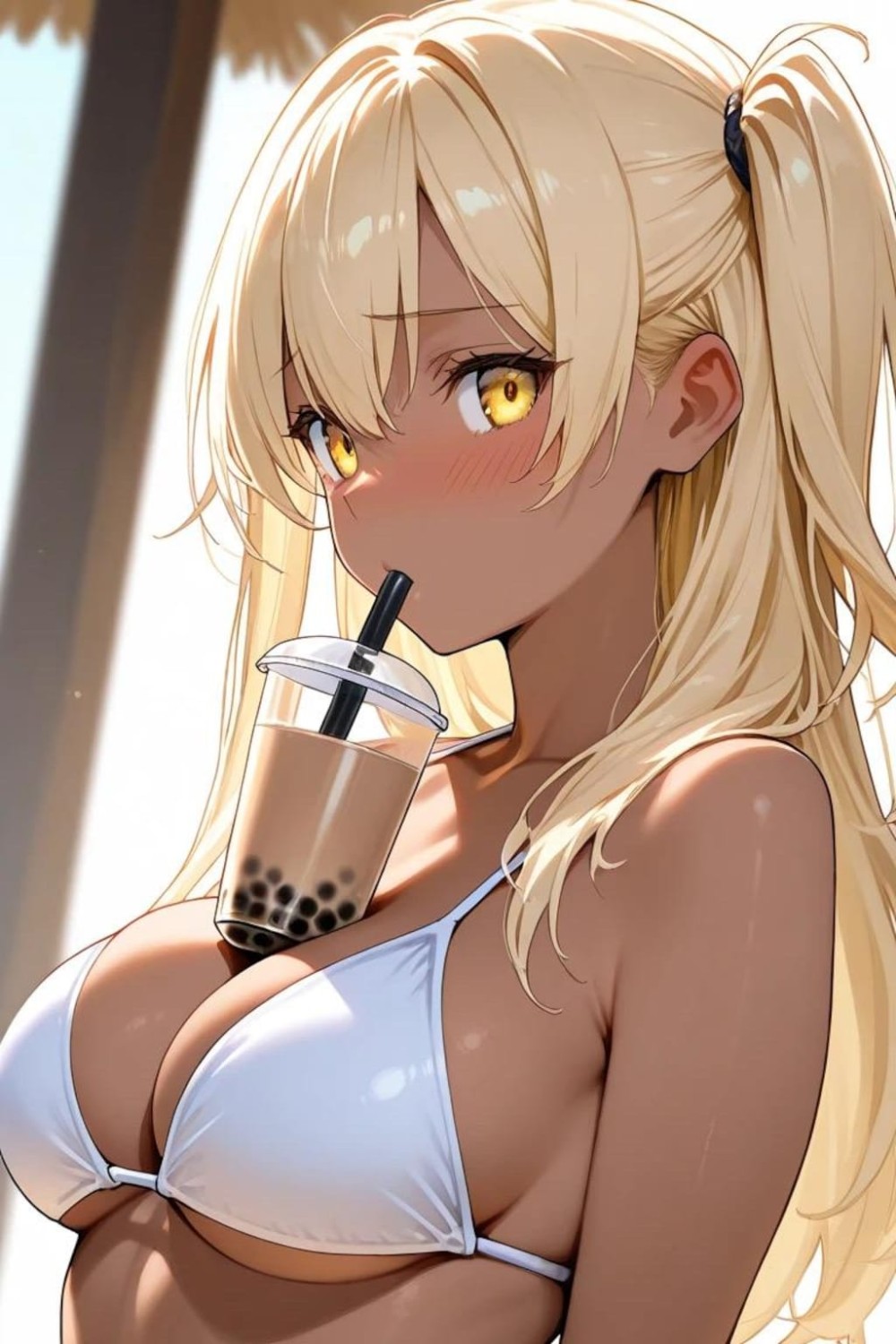 【AIイラスト】黒ギャルのAI画像まとめ【アニメ調】 Part 2