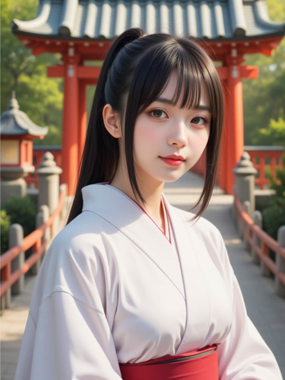 【AIグラビア】巫女服を着た女の子のAIエロ画像まとめ【リアル調】