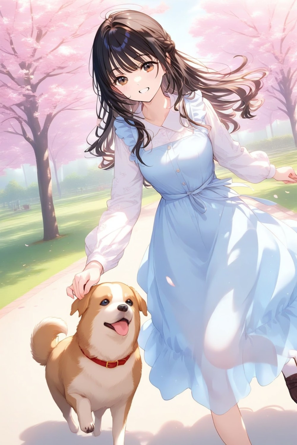 【AIイラスト】公園と女の子のAI画像まとめ【アニメ調】