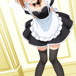 【エロ画像】茶髪三つ編み小柄貧乳×美少女エロ_AI_アニメエロ画像