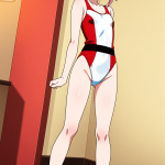 【エロ画像】ピンク髪お団子スレンダー×貧乳・微乳_AI_アニメエロ画像