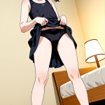 【エロ画像】紫髪ロールツインテール貧乳×くぱぁ・大開脚_AI_アニメエロ画像