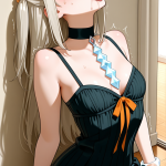 【エロ画像】プラチナ髪ロングスレンダー×アヘ顔・イキ顔_AI_アニメエロ画像